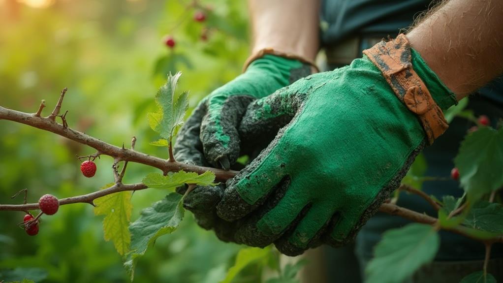 brambles protection gardening gloves