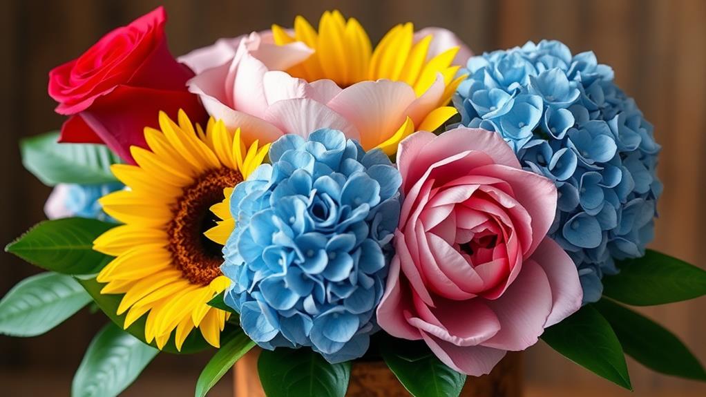 commonly loved flower varieties