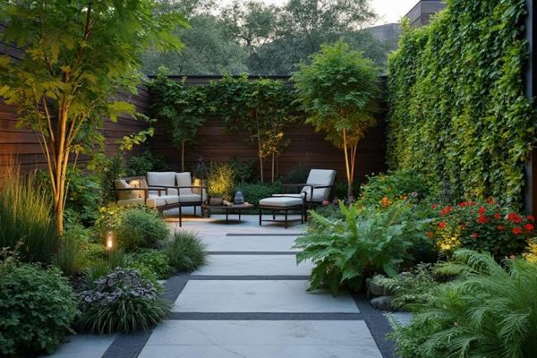 contemporary compact outdoor spaces