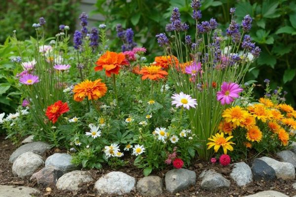 creative small flower bed