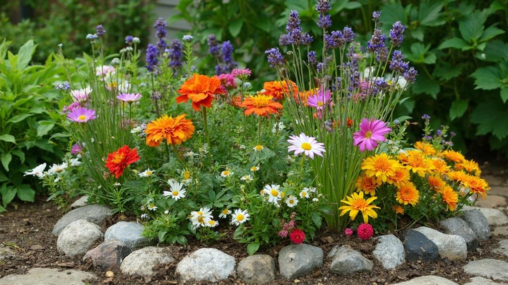 creative small flower bed