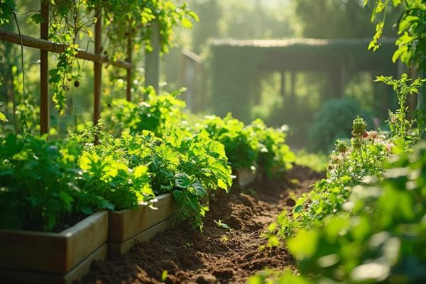 elevated garden planting boxes