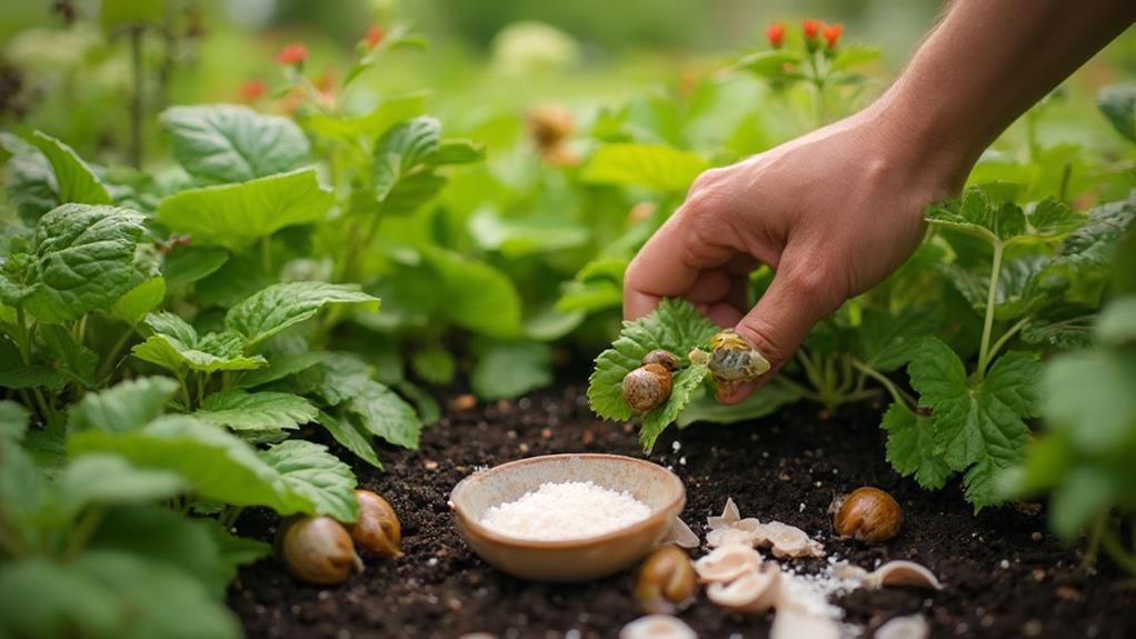 eliminate garden snails effectively