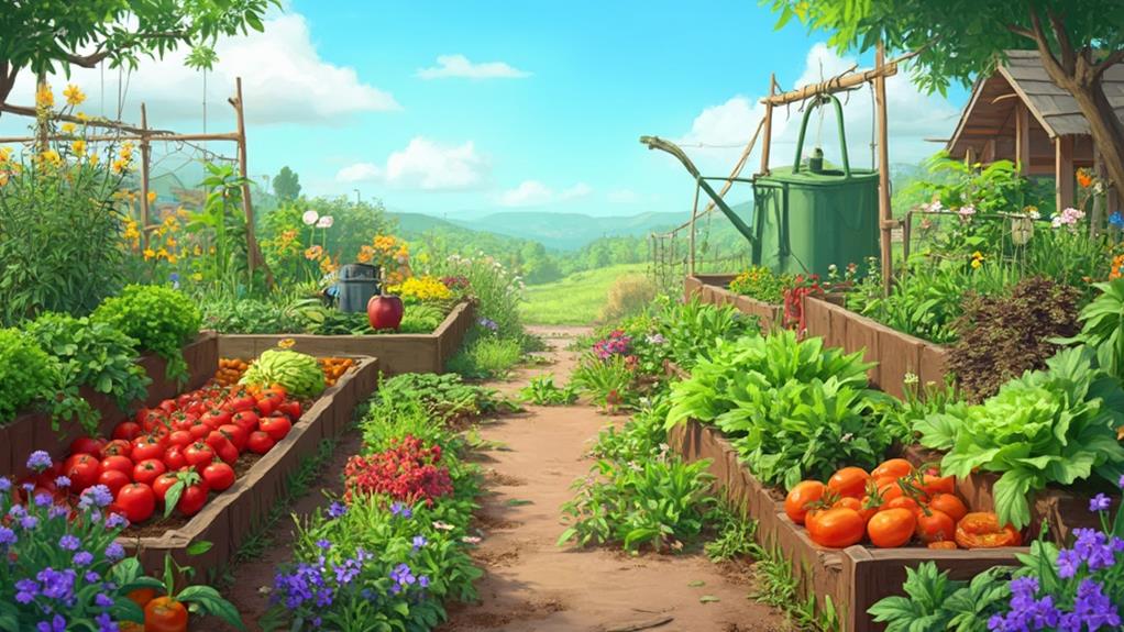 establishing a vegetable garden