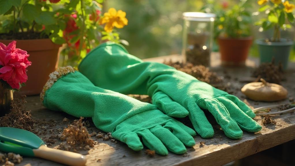 extended length gardening gloves