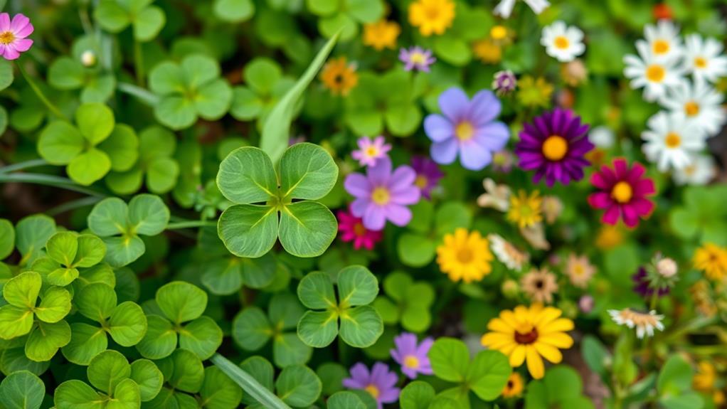 identifying clover weed types