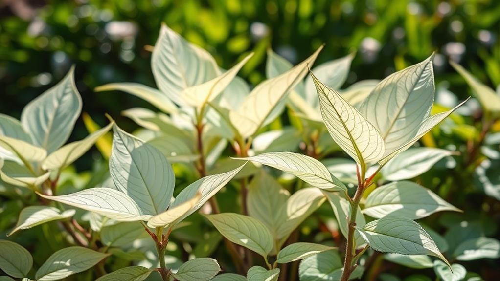 interpreting pale foliage phenomenon