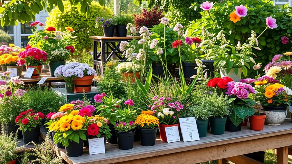 seasonal plant sales events