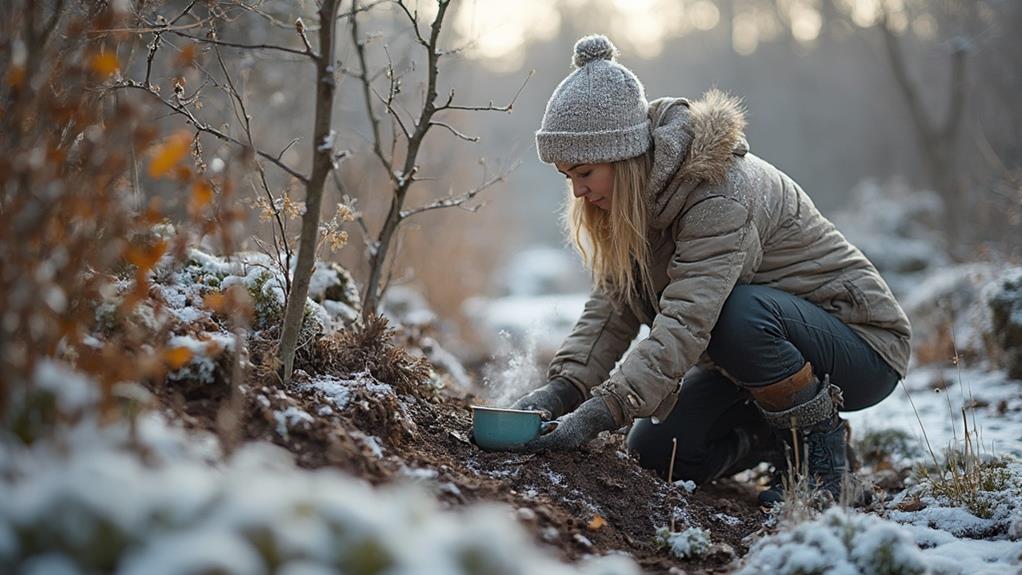 winter garden maintenance tasks