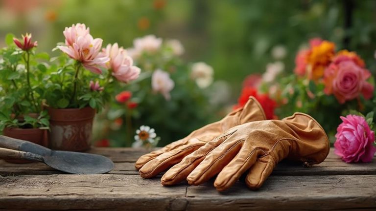 Ladies Leather Gardening Gloves